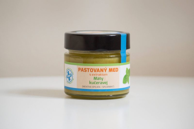 Pastovaný med s extraktom Mäty kučeravej